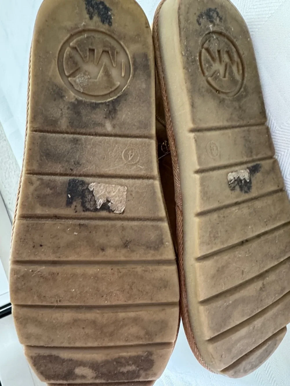 Michael Kors Logo Tan Marilu Kids Winter Boots